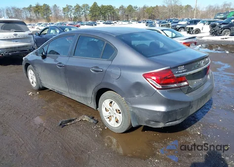 2015 Honda Civic Lx из США, поврежденный, VIN 19XFB2F55FE016973